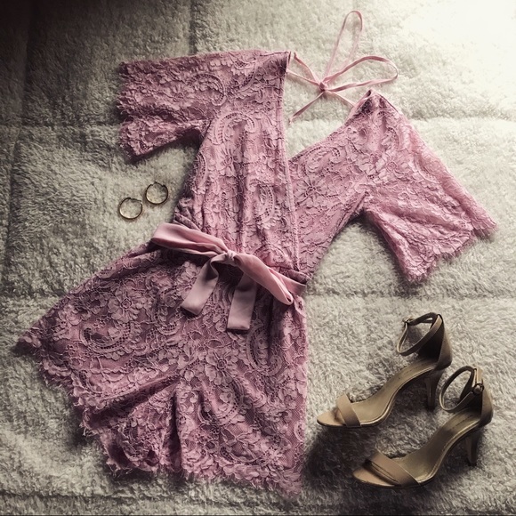 Francesca's Collections Pants - Francesca’s lace romper